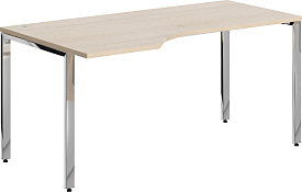 Стол эргономичный Xten Gloss XGCET 169(L).1 Бук Тиара/Нержавейка полированная Стол эргономичный Xten Gloss XGCET 169(L).1 Бук Тиара/Нержавейка полированная