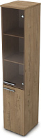 Шкаф-пенал высокий Gloss 9П.005.12 Teakwood Шкаф-пенал высокий Gloss 9П.005.12 Teakwood