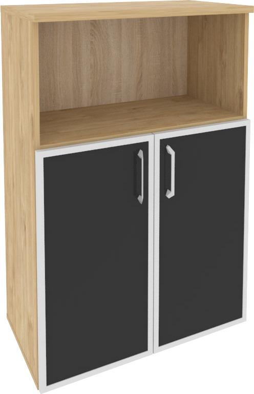 Шкаф средний широкий Onix O.ST-2.2R black