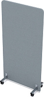 Перегородка мобильная SOFToffice 011.МП.8016 Микровелюр Grey Перегородка мобильная SOFToffice 011.МП.8016 Микровелюр Grey