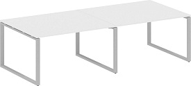 Стол для переговоров БО.ПРГ-2.3 Gray Белый