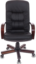 Кресло руководителя Бюрократ T-9908 WALNUT