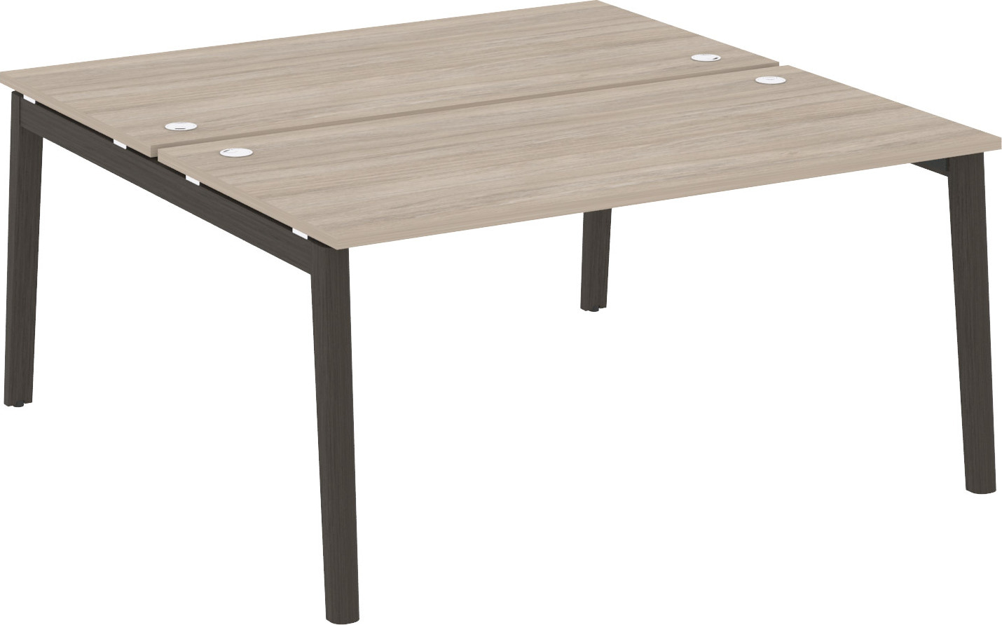 Рабочая станция на 2 рабочих места Onix Wood OW.D.RS-2.4.8