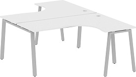 Рабочая станция криволинейная БА.РАС-СА-2.4 Gray Белый Рабочая станция криволинейная БА.РАС-СА-2.4 Gray Белый