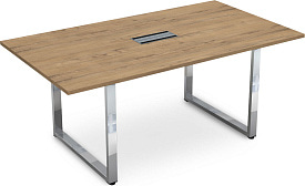 Стол для переговоров Gloss Line НСП-О.938 Teakwood Стол для переговоров Gloss Line НСП-О.938 Teakwood