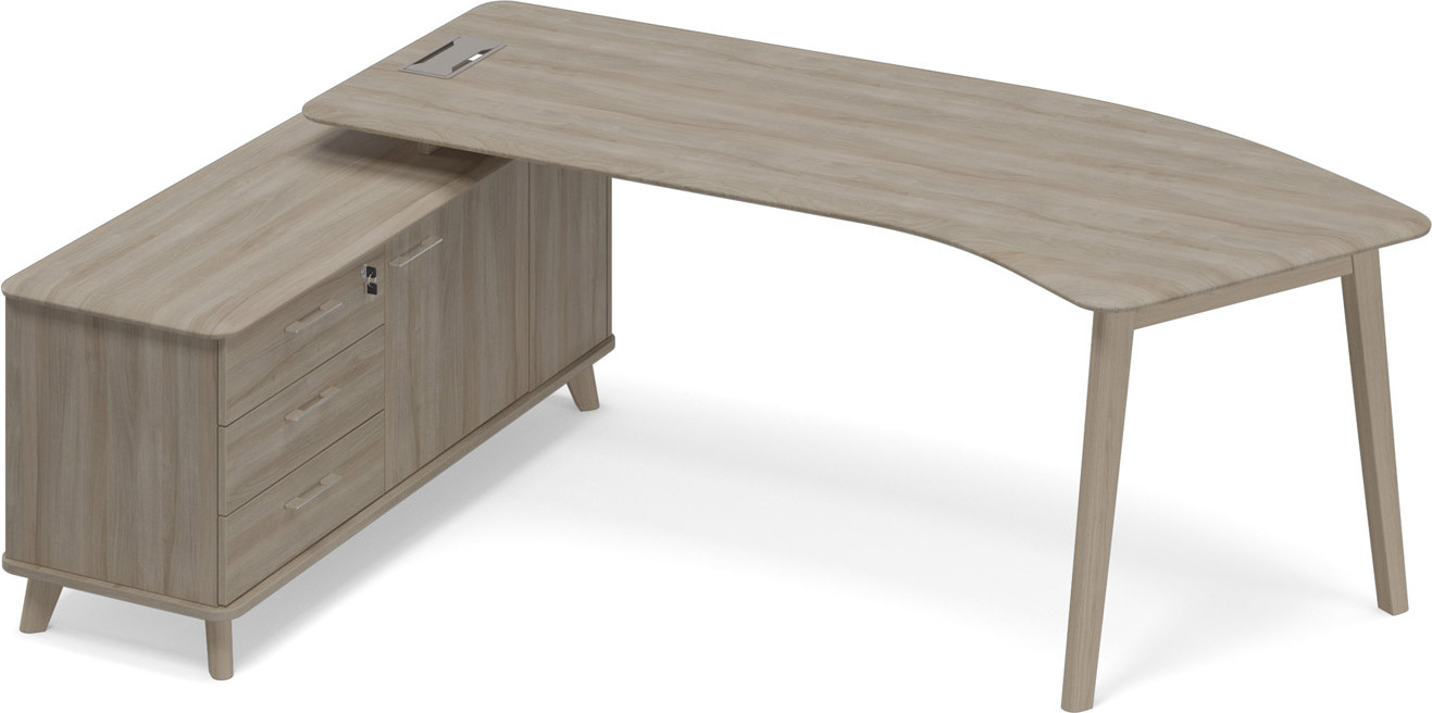 Стoл руководителя левый Time Wood ТМ В2 127