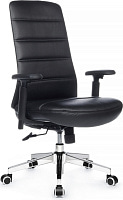 Кресло персонала RivaChair Sam-M RCH B654-1 Экокожа черная