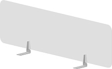 Фронтальный экран Plexi для стола bench UPSFBE138
