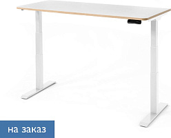 Стол письменный SKID 160*75 209 102 W3DF Белый/Дуб калифорнийский