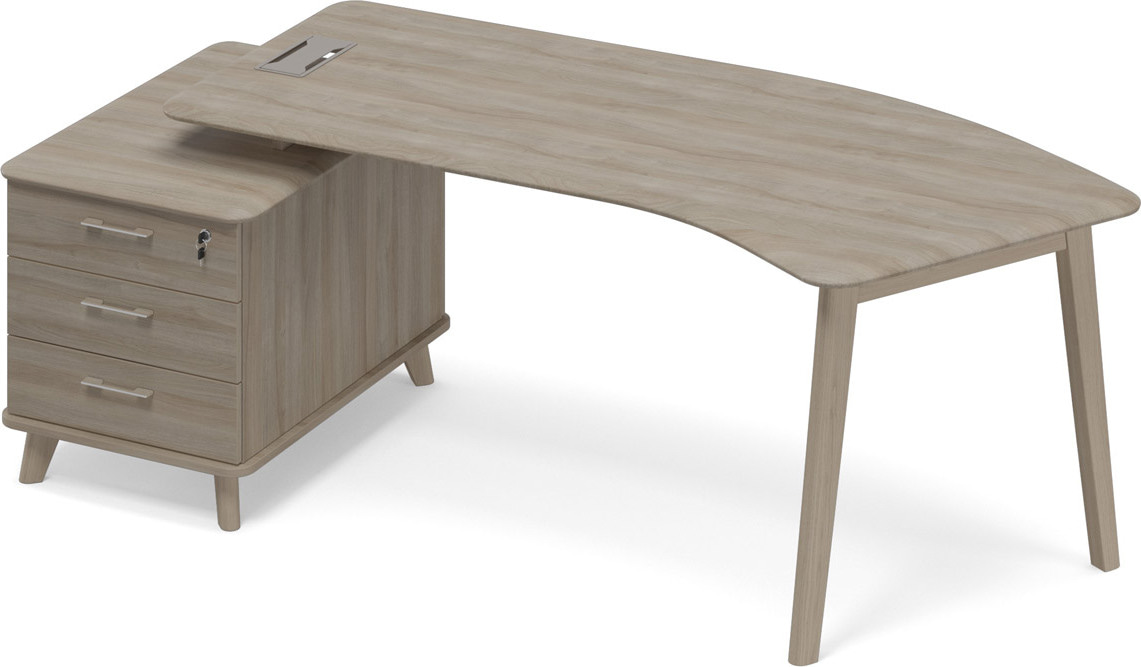 Стoл руководителя левый Time Wood ТМ В2 129