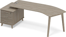 Стoл руководителя левый Time Wood ТМ В2 131