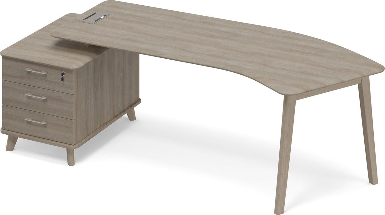 Стoл руководителя левый Time Wood ТМ В2 131