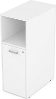Тумба с выдвижным блоком Lounge 1ТЗ.003 Белый Тумба с выдвижным блоком Lounge 1ТЗ.003 Белый