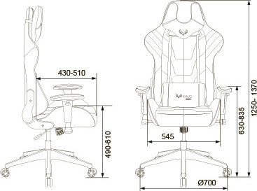 Кресло игровое Бюрократ VIKING 4 AERO