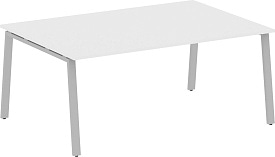 Стол для переговоров БА.ПРГ-1.5 Gray Белый