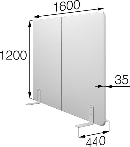 Мобильная перегородка Фикс FX-160/120