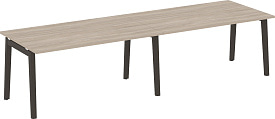 Стол переговорный Onix Wood OW.PRG-2.4 Дуб Аттик/Дуб темный