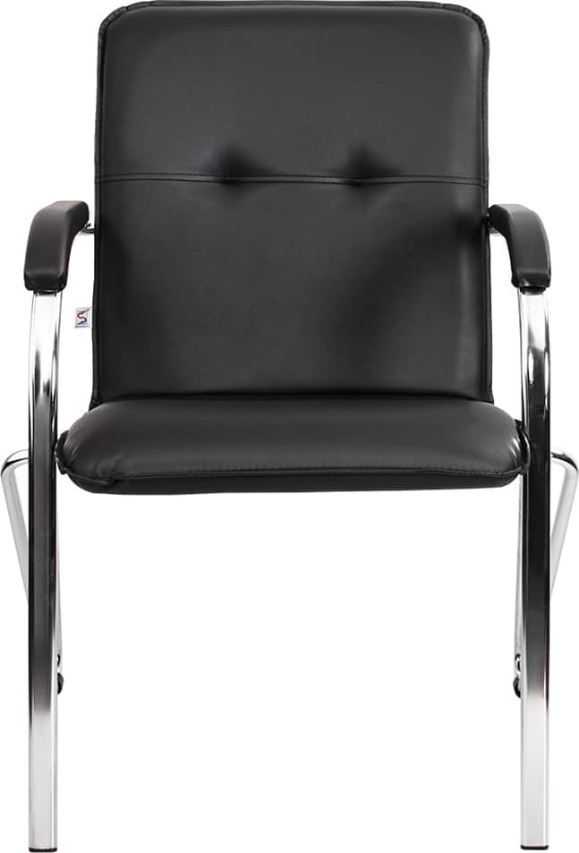 Кресло посетителя Bels Samba chrome v14 накладки кожзам