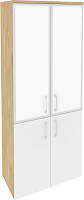 Шкаф высокий широкий Onix O.ST-1.2R white Тиквуд светлый/Белый Шкаф высокий широкий Onix O.ST-1.2R white Тиквуд светлый/Белый