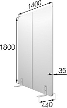 Мобильная перегородка Фикс FX-140/180
