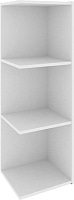 Модуль приставной Locker plus 3 ячейки Белый Модуль приставной Locker plus 3 ячейки Белый