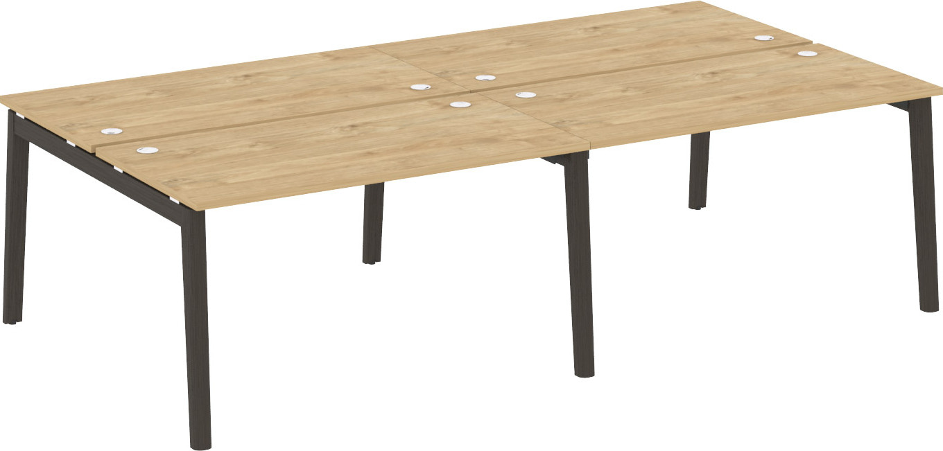 Рабочая станция на 4 рабочих места Onix Wood OW.D.RS-4.3.7