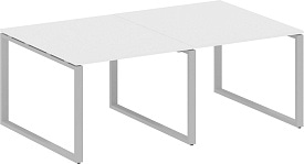 Стол для переговоров БО.ПРГ-2.1 Gray Белый