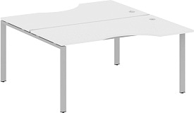 Рабочая станция криволинейная БП.РАС-СА-2.1 Gray Белый