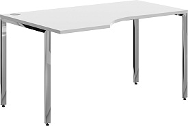 Стол эргономичный Xten Gloss XGCET 149(L).1 Белый/Нержавейка полированная Стол эргономичный Xten Gloss XGCET 149(L).1 Белый/Нержавейка полированная