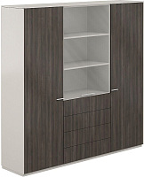 Шкаф комбинированный Atlas NZ-0303+NZ-0302+NZ-0303.GS.BT Грей стоун/Брэнсон трюфель Шкаф комбинированный Atlas NZ-0303+NZ-0302+NZ-0303.GS.BT Грей стоун/Брэнсон трюфель