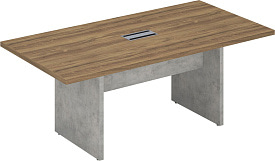 Стол для переговоров Wood&Stone СФ-531101 Дуб Чарльстон/Бетон Чикаго Стол для переговоров Wood&Stone СФ-531101 Дуб Чарльстон/Бетон Чикаго