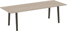 Стол переговорный Onix Wood Direct OW.PRG-25 Дуб Аттик/Дуб темный Стол переговорный Onix Wood Direct OW.PRG-25 Дуб Аттик/Дуб темный