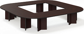 Стол для переговоров Legno 416x416 Палисандр Стол для переговоров Legno 416x416 Палисандр