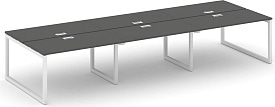 Рабочая станция двухсторонняя Style Project SN-5O.DRS-072 Антрацит / Белый Рабочая станция двухсторонняя Style Project SN-5O.DRS-072 Антрацит / Белый