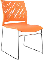 Офисный стул RivaChair Color RCH D918 Пластик оранжевый Офисный стул RivaChair Color RCH D918 Пластик оранжевый