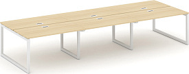 Рабочая станция двухсторонняя Style Project SN-5O.DRS-072 Акация Лорка / Белый Рабочая станция двухсторонняя Style Project SN-5O.DRS-072 Акация Лорка / Белый