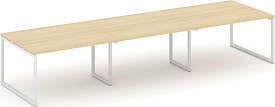 Стол переговорный Style Project SN-4O.SPRG-054.3 Акация Лорка / Белый Стол переговорный Style Project SN-4O.SPRG-054.3 Акация Лорка / Белый