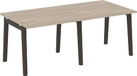 Стол переговорный Onix Wood OW.PRG-2.1 Дуб Аттик/Дуб темный Стол переговорный Onix Wood OW.PRG-2.1 Дуб Аттик/Дуб темный