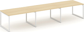 Стол переговорный Style Project SN-4O.SPRG-024 Акация Лорка / Белый Стол переговорный Style Project SN-4O.SPRG-024 Акация Лорка / Белый