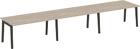 Стол переговорный Onix Wood OW.PRG-3.4 Дуб Аттик/Дуб темный Стол переговорный Onix Wood OW.PRG-3.4 Дуб Аттик/Дуб темный