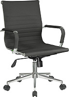 Кресло руководителя RivaChair Hugo RCH 6002-2S Экокожа черная Кресло руководителя RivaChair Hugo RCH 6002-2S Экокожа черная