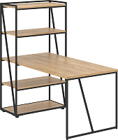 Стол компьютерный Loftis LMST 1515 Дуб Бофорд/Черный Стол компьютерный Loftis LMST 1515 Дуб Бофорд/Черный