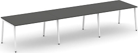 Стол переговорный Style Project SN-4A.SPRG-024.3 Антрацит / Белый Стол переговорный Style Project SN-4A.SPRG-024.3 Антрацит / Белый